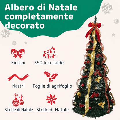 Árbol de Navidad predecorado – Montalo en 60 segundos 🎅🎄