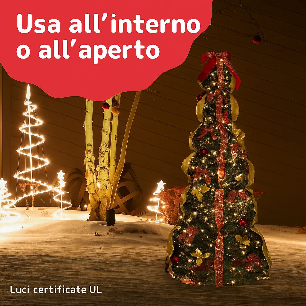 Árbol de Navidad predecorado – Montalo en 60 segundos 🎅🎄