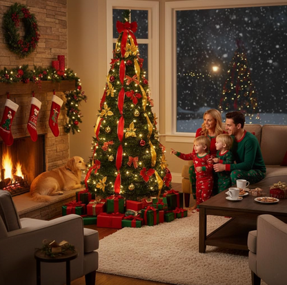 Árbol de Navidad predecorado – Montalo en 60 segundos 🎅🎄