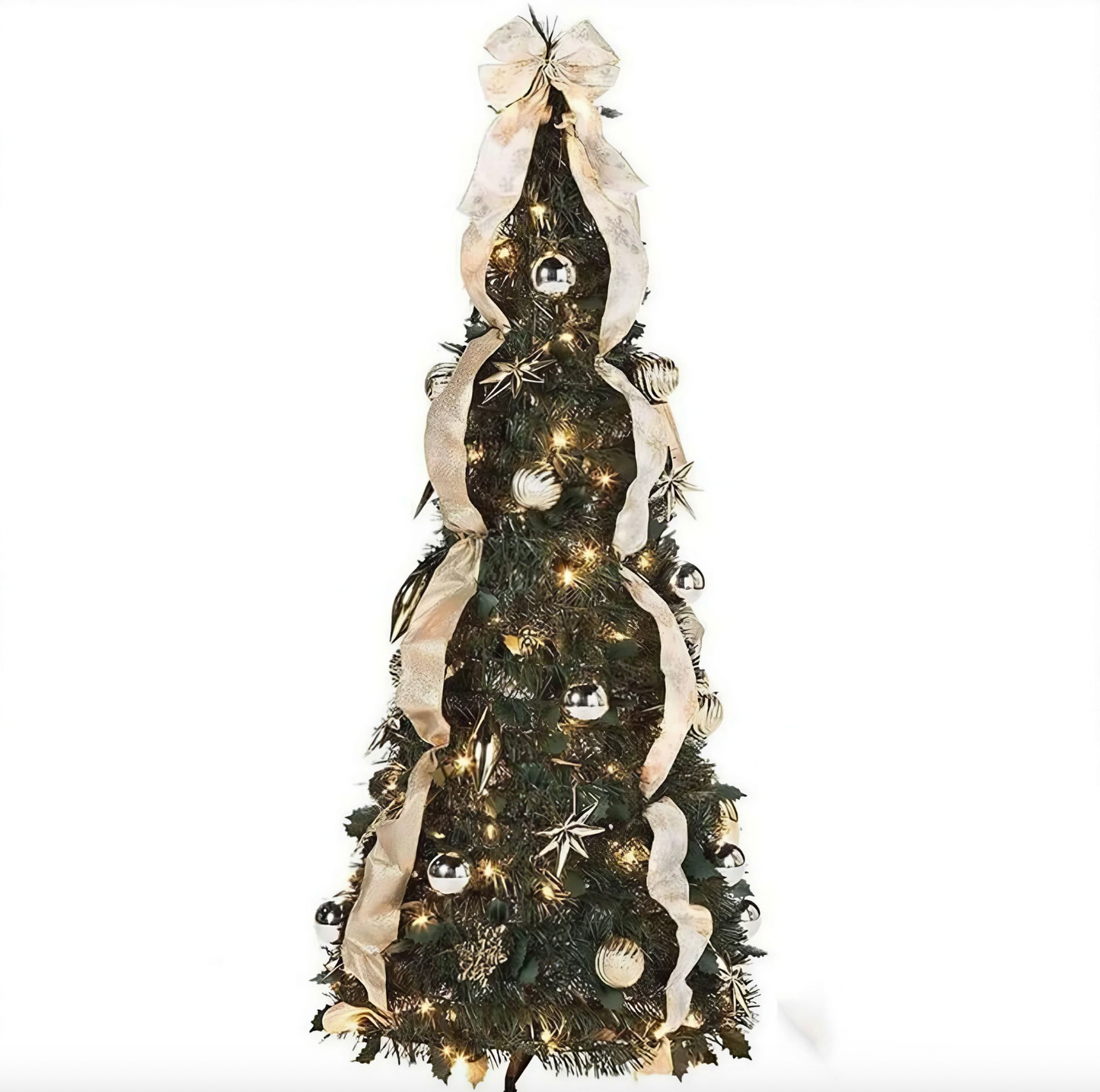 Árbol de Navidad predecorado – Montalo en 60 segundos 🎅🎄