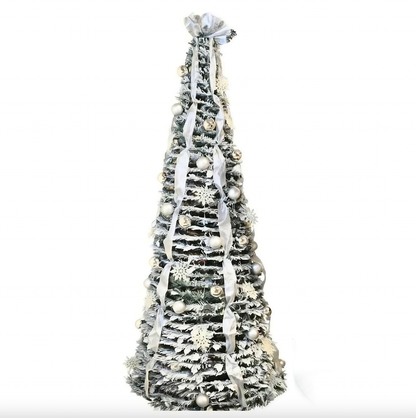 Árbol de Navidad predecorado – Montalo en 60 segundos 🎅🎄